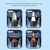 Stainless Steel Portable Car Cooling Cup For Cola Drinks Usb Heating Car Coffee Mug Thermos Cup Electric Beverage Cooler Temperature Display 24V