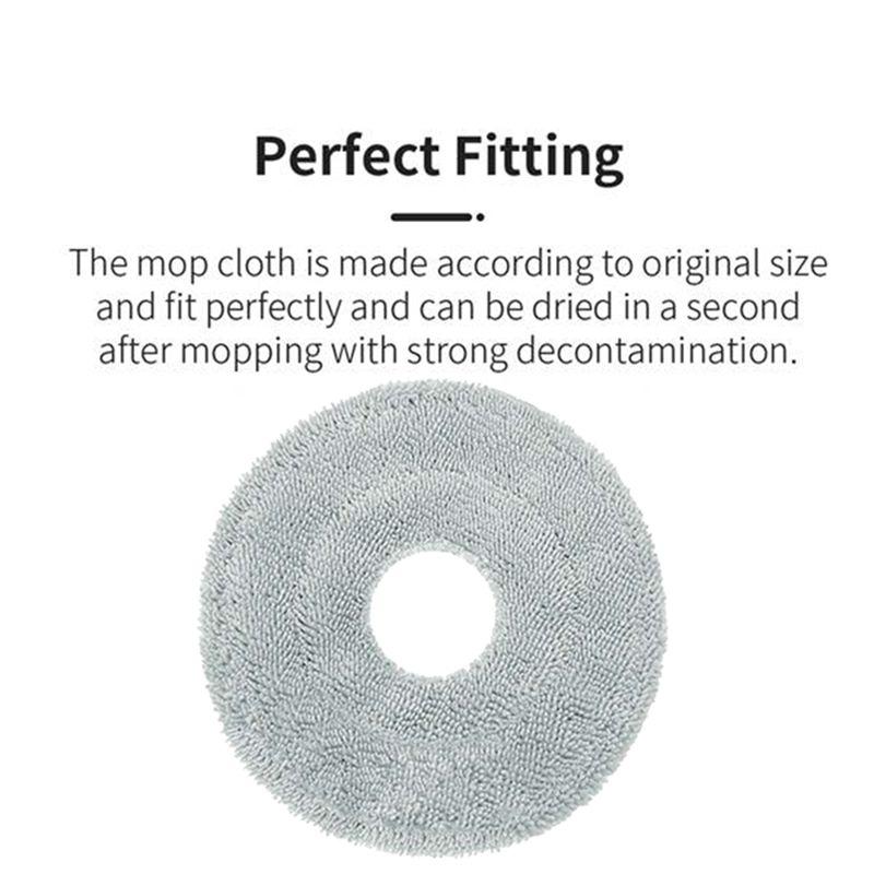 A13I-For JONR P20 PRO Vacuum Cleaner Dust Bag Mop Cloth Efficient Microfiber Spare Cleaning Vacuum Cleaner Parts 16PCS