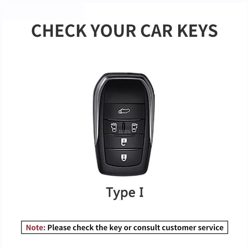 2/3 Buttons Car Key Case Cover Smart Remote Shell For Toyota Vellfire Alphard 30 Series 2Voxy Noah Esquire Harrier Previa Tarago