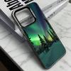 Northern Lights  Phone Case For iPhone 17,16,15,14,13,12,11 Plus,Pro Max,XS,Colorful Silver Phone case Funda Cover