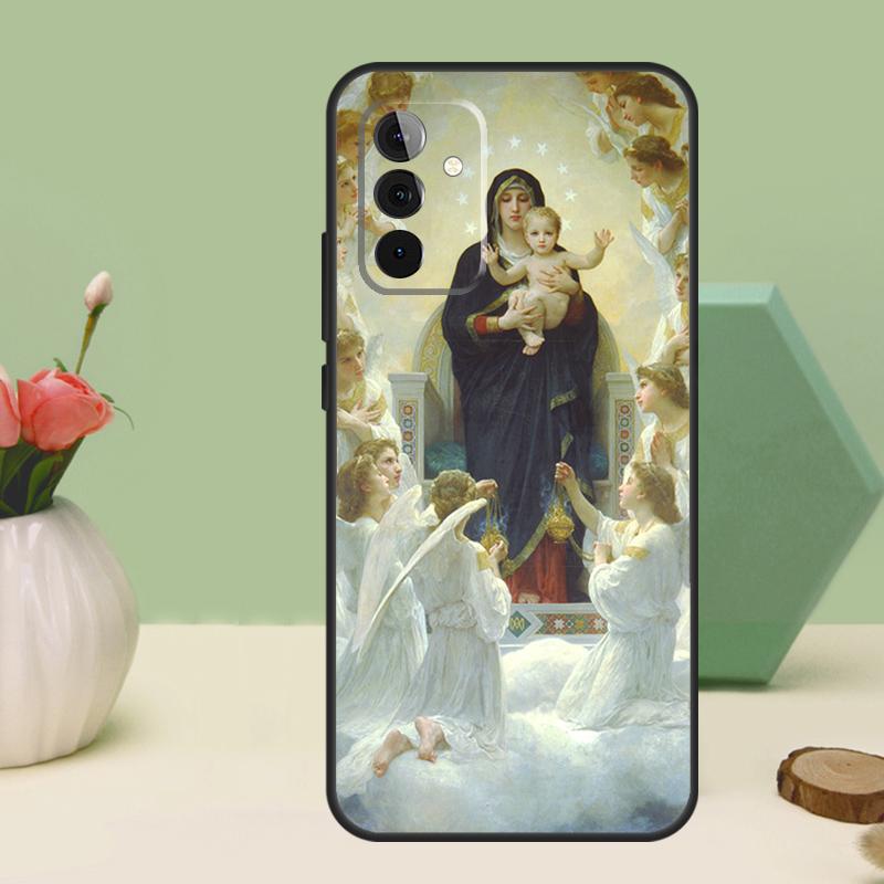 Virgin Mary of Hope Religious Art For Samsung Galaxy A26 A54 A34 A14 A52 A32 A12 A13 A33 A53 A15 A16 A36 A56 A06 A35 A55 Case