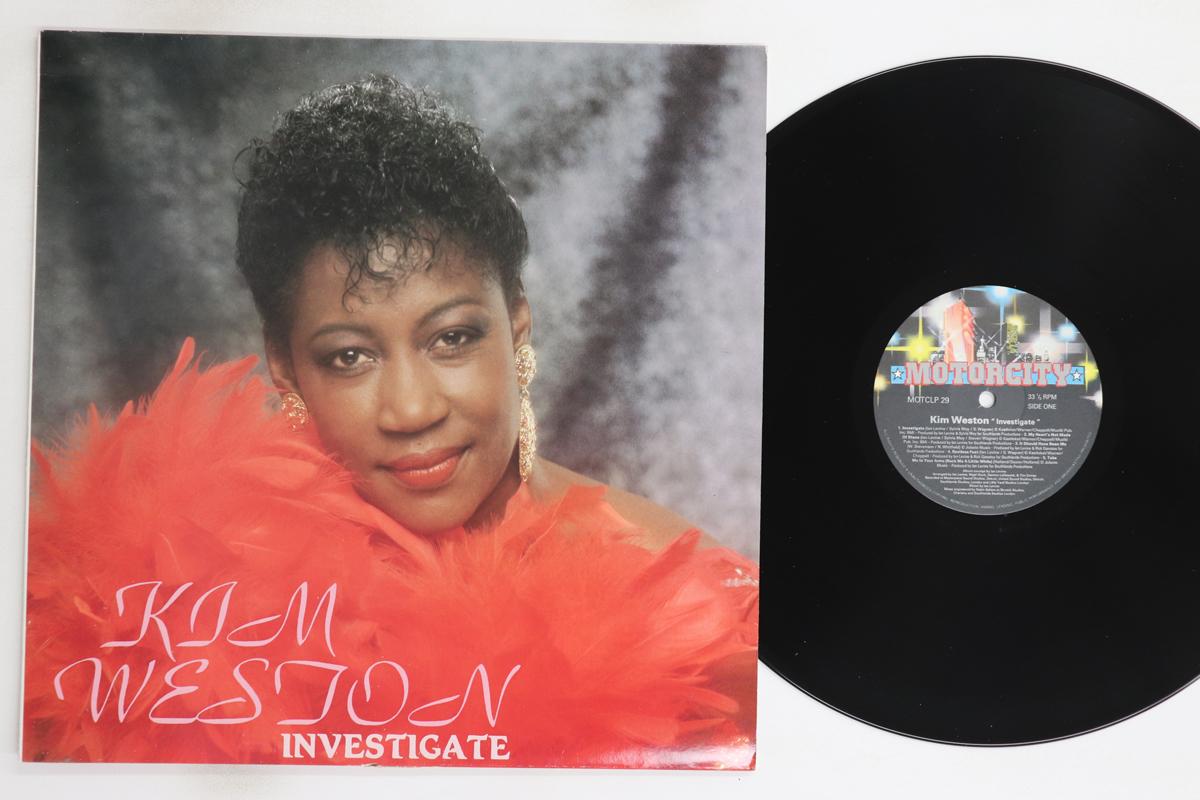 

LP Record KIM WESTON - Investigate MOTCLP29 MOTORCITY 1990 UK Soul/Funk Used