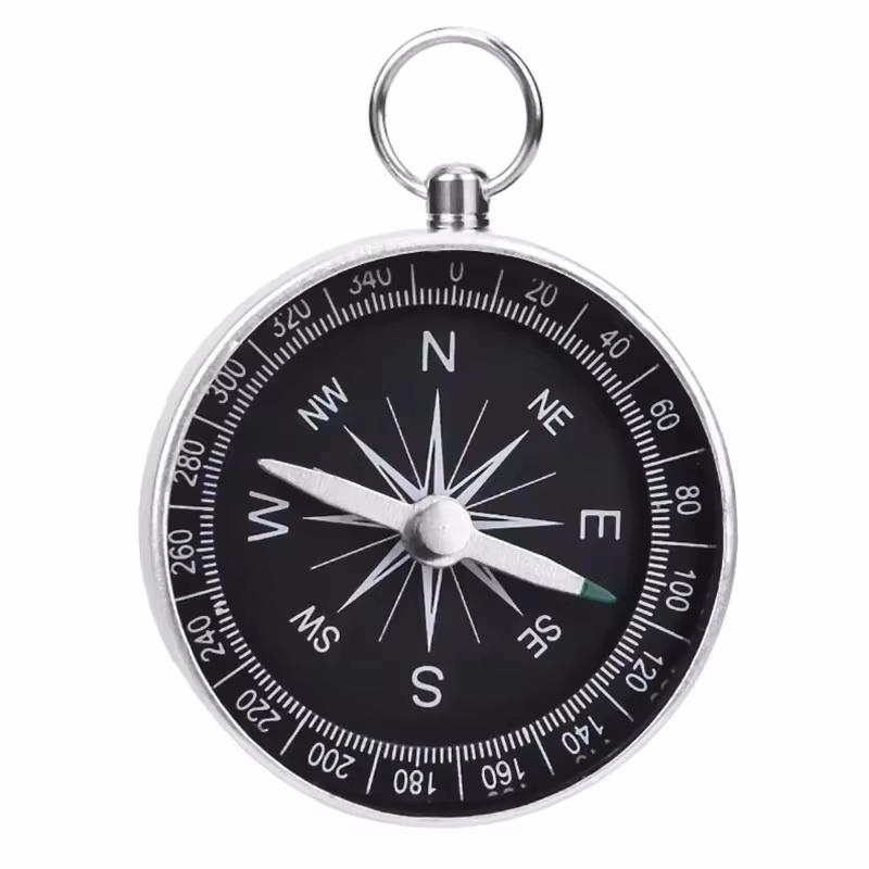 G44 Compass Keychain Pendant Aluminum Alloy Metal Material Portable Gift Mini Pocket Outdoor Adventure Travel Compass G44 Compas
