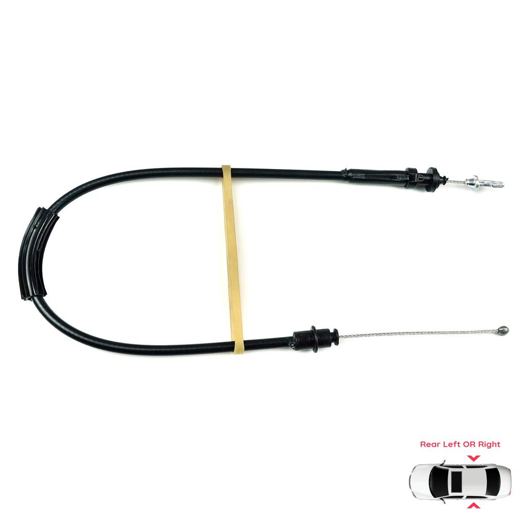 EDP665 Système de verrouillage de déverrouillage de porte extérieure Loquet Câble Bowden Porte arrière pour VW Passat B6 B7 2005-2015 CC 3C0837017B