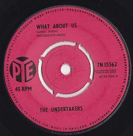 

7-дюймовая пластинка UNDERTAKERS - What About Us 7N15562 Pye Records 1963 UK Рок Б/У