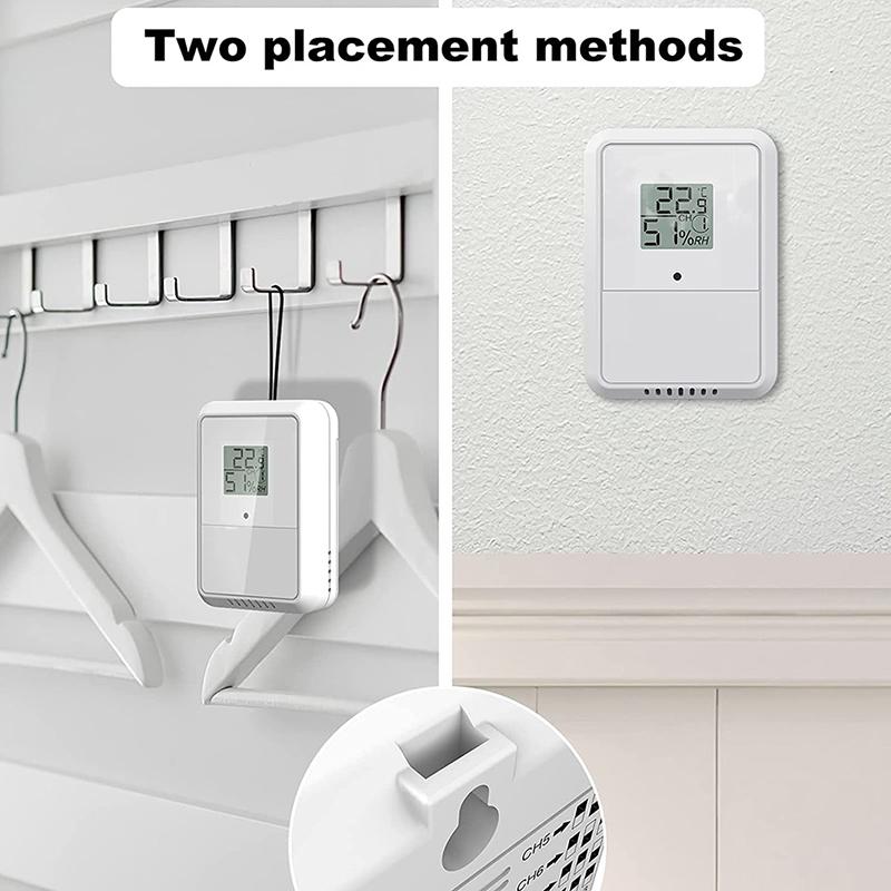NicetyWeather Wireless Indoor/OutdoorThermo-Hygrometer Meter for FT-0320 Weather Stations Wireless Monitor Remote Sensors