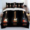 3PC Bedding Set Classical Electric Guitar 3D Printed Duvet Cover BeddingSet Comfortable Breathable Luxury Sheet Cotton Bedding