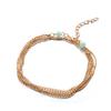 Böhmische Perlen Kette Mehrschichtiges Fußkettchen Mode Frauen Silber Gold Schlangenketten Fußkettchen Fußarmbänder Schmuck Geschenke