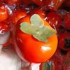 4PCS Artificial Persimmon Simulation Persimmon Fruit Decoration for Home Kitchen Decoration Basket Display Photography