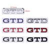 1 Peça Decalque Traseiro 3D ABS para Porta-Malas de Carro Emblema com Letras GTD Adesivos Para Golf 4 5 6 7 MK4 MK5 MK6 MK7 Acessórios de Emblema