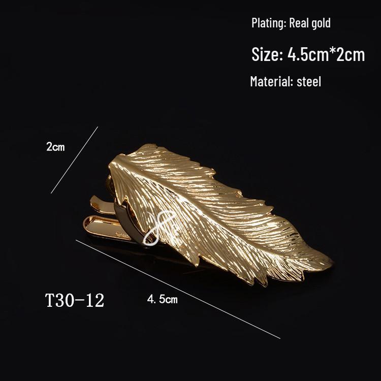 Herren Krawattennadel Kollektion: Goldene Brille, Schlüssel, Anker, Blätter, Schnurrbart, AK, Saxophon, Angelhaken, Pfeife, Kugel, Kragenclips