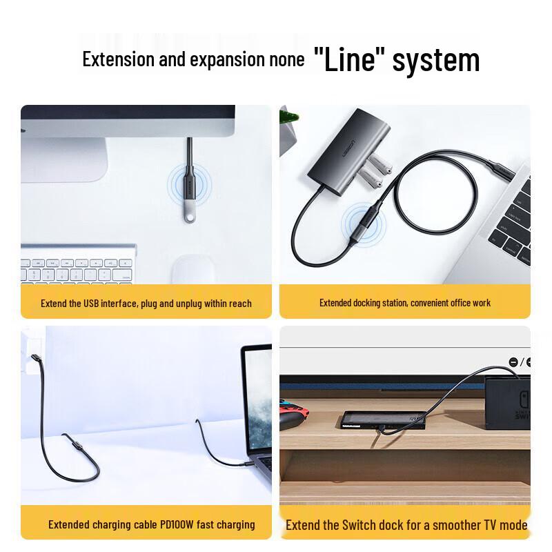 Ugreen USB-C 3.1 Gen2 Male to Female Extension Cable