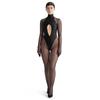 Set Body in Rete Erotico Moda Euro-Americana: Completo Sexy, Trasparente, Aderente