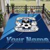 Custom Text Printed Rug Coventry City FC Non Slip Floor Carpet For Home Room Decor