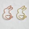 Cute Animal Shaped Golden Metal Decorative Paper Clip Bookmark Gift