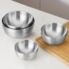 Stainless Steel Bowl Insulated Soup Bowl Metal Insulation Kitchen Dinnerwares