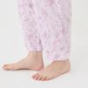 Gunze Long Sleeve Pajamas with Elastic Sleeve and Leg Made in Japan Women's Holes, Moisture-Wicking, Quick-Drying, Eco-Friendly, Twin-Leg Pattern,