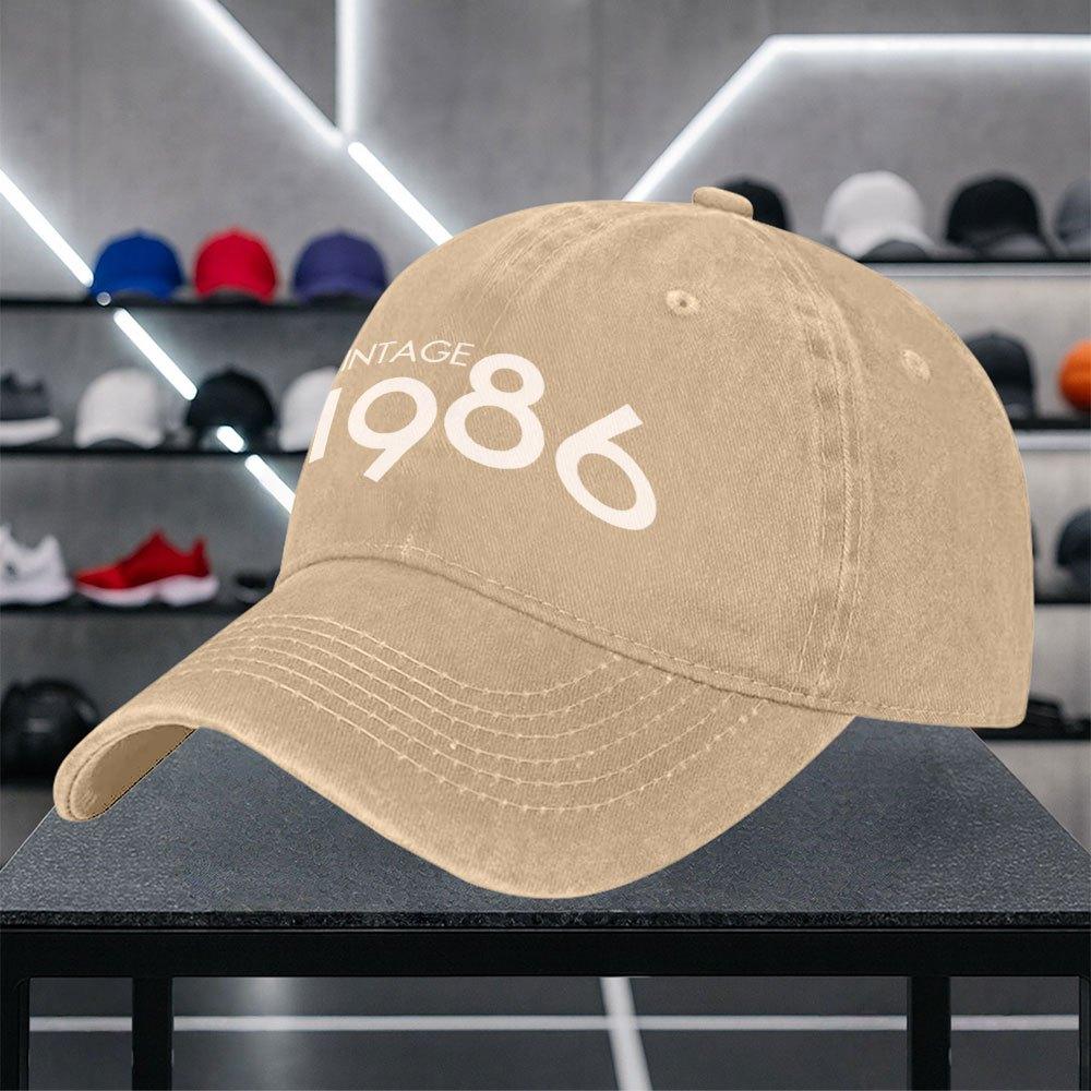 Vintage Print Baseball Cap Unisex Stylish Casual Hat