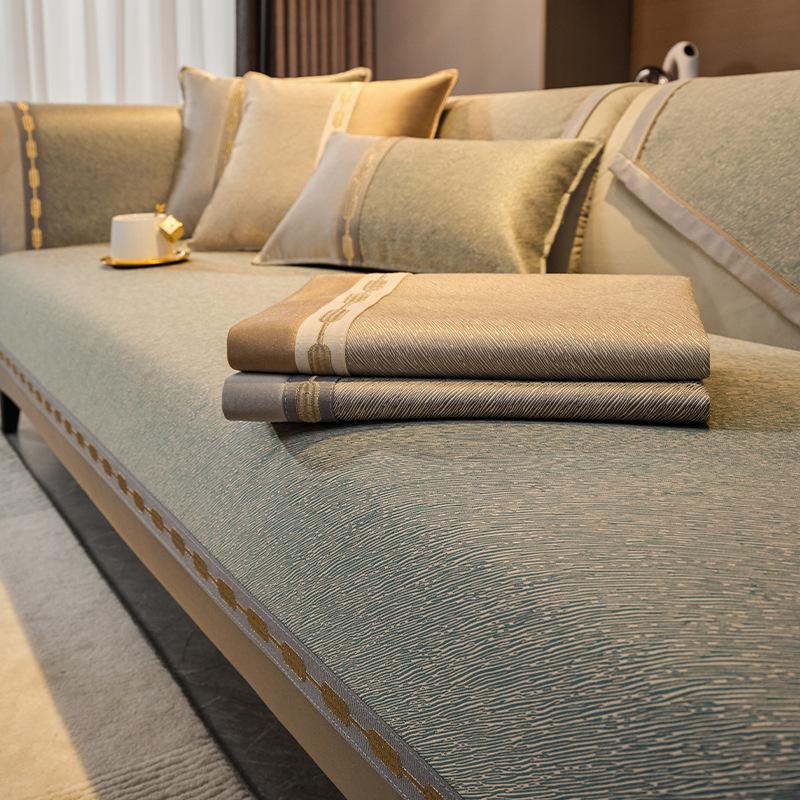 

Light Luxury Sofa Cushion, Universal In All Seasons, Simple Seat Cushion, High-End Leather Sofa, Non-Slip Sofa Cover, Backrest Cover Cloth 70*70cm