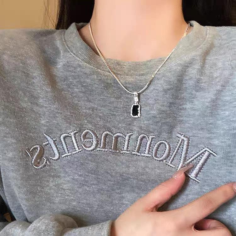 Female Niche Simple Irregular Geometric Block Necklace