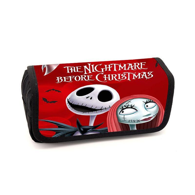 The Nightmare Before Christmas Pencil Bag Anime Peripheral Storage Pencil Bag