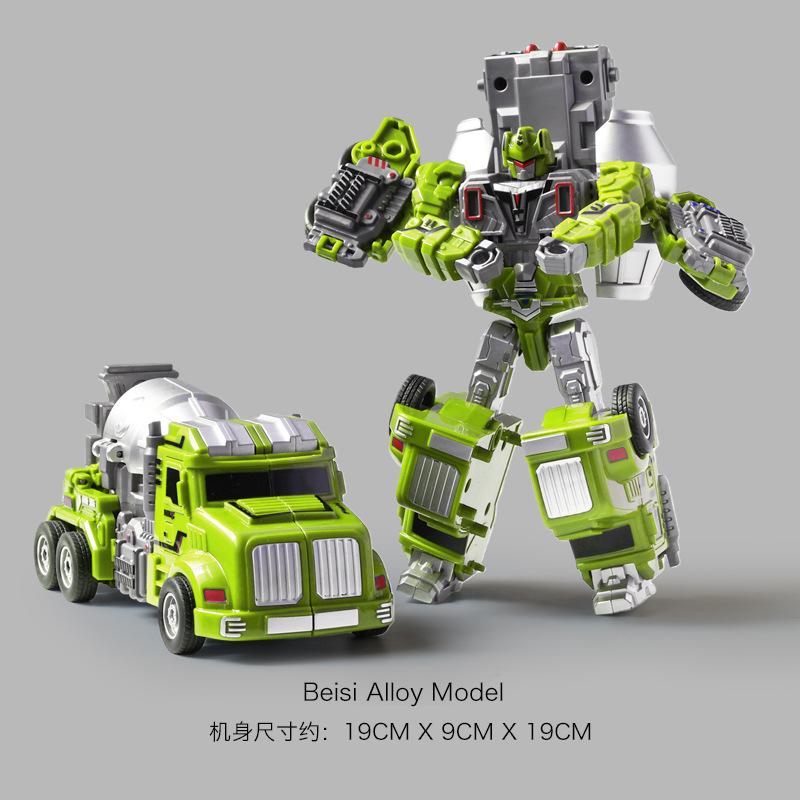 

Children Toys New Simulation Simulation Mixer Truck Engineering Car Chariot Transformation Robot Toy Creative Boy Car Model Toy