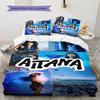 Aitana Custom Name Pattern Bedding,Quilt Set Quilt Cover Pillowcase Home Birthday Gift(1 * Duvet Cover + 2 * Pillowcase, Without Core)
