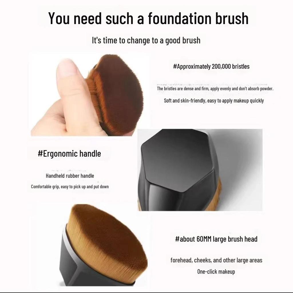 Complete Soft Foundation & Petal Makeup Brush Set – Portable Beauty Tools