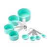 Hot 8Pcs/set Stainless Steel Measuring Cup and Spoon Set with Handle Accurate Scale Kitchen Tools for Baking Cooking Ingredients