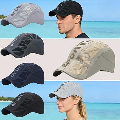 Vår Sommar Stil Andningsbar Lättvikt Unisex Bokstäver Design Nätventilation Utomhus Basebollkeps Sport Solhatt