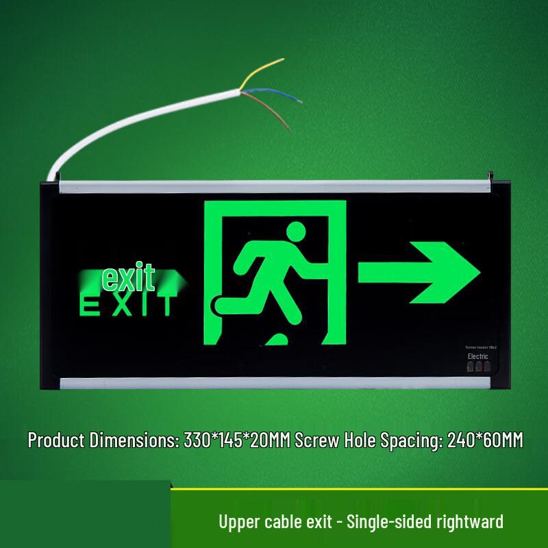 Huachengzhen LED Emergency Exit Sign (3-Pack)