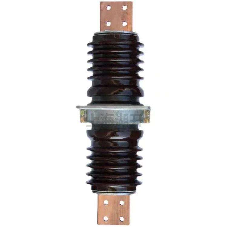 CWW-10KV/4000A High Voltage Porcelain Wall Bushing with Tin-Plated Copper Busbar, Anti-Fouling, Suitable for Indoor/Outdoor Use at 20KV and 35KV.