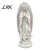 Mixed Style Interior Decor Our Lady of Guadalupe Religious Statue, Virgin Mary Figurine, Resin Sculpture, Vintage Texture Sculpture Inspirational Art