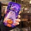 Phone Case: 2D flat, suitable for Samsung Galaxy A34 A35 M05 M06 S20 S22 S21 FE Plus 5G protective cases, Halloween little ghost, Christmas and Hallow