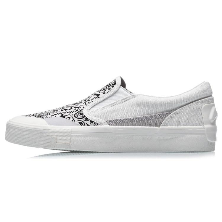 (WMNS) Li-Ning SLIP-ON White Grey Women s AECR014-1 EU 35