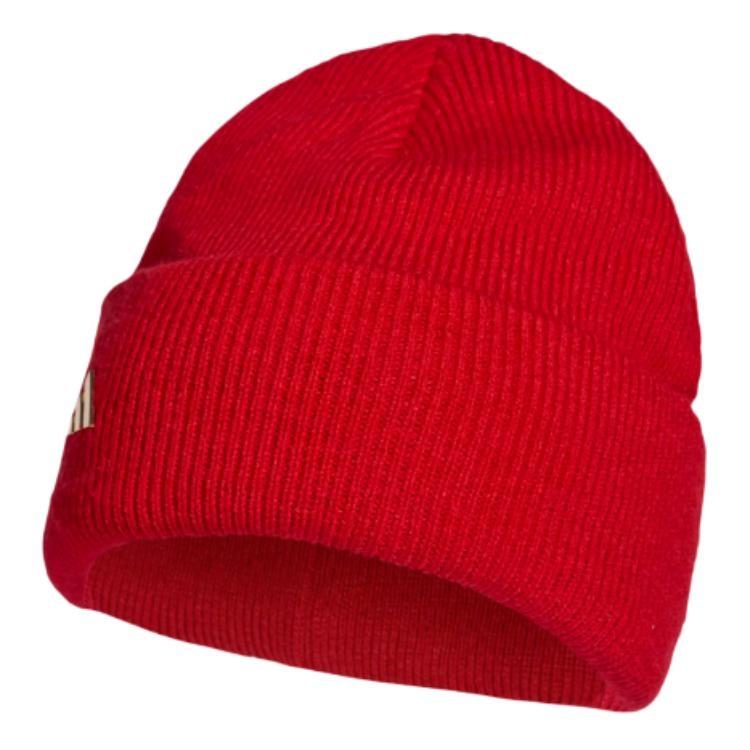 Adidas Classic Casual Embroidered Design Acrylic Yarn Hat Unisex hats Light-Crimson KS0307