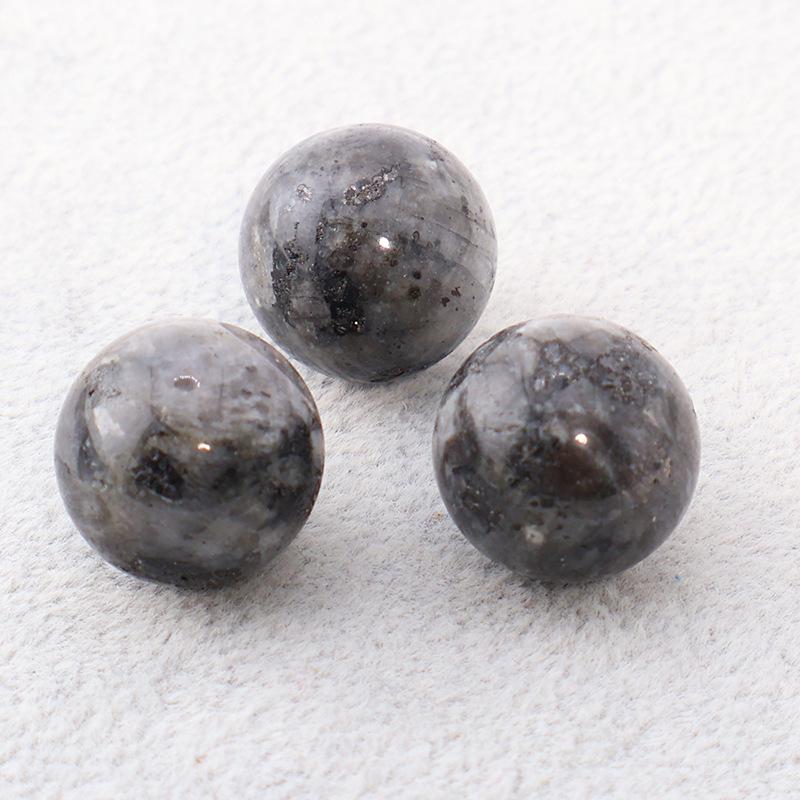 16mm Natural Crystal Agate Round Beads, Holeless, Optional Holes for DIY Ornaments