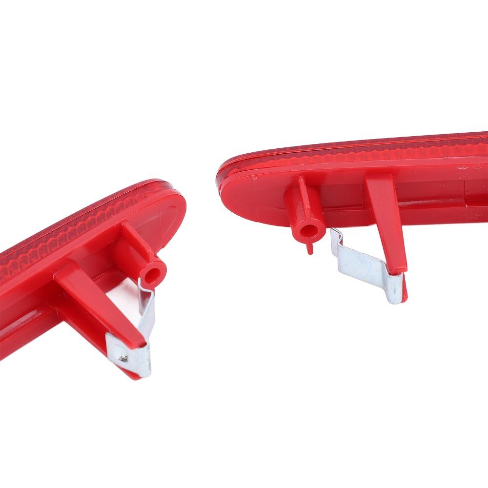 2PCS ABS Tail Bumper Reflector 33555-SEA-013, 33505-SEA-013 Rear Bumper Reflector Lens  for Accord