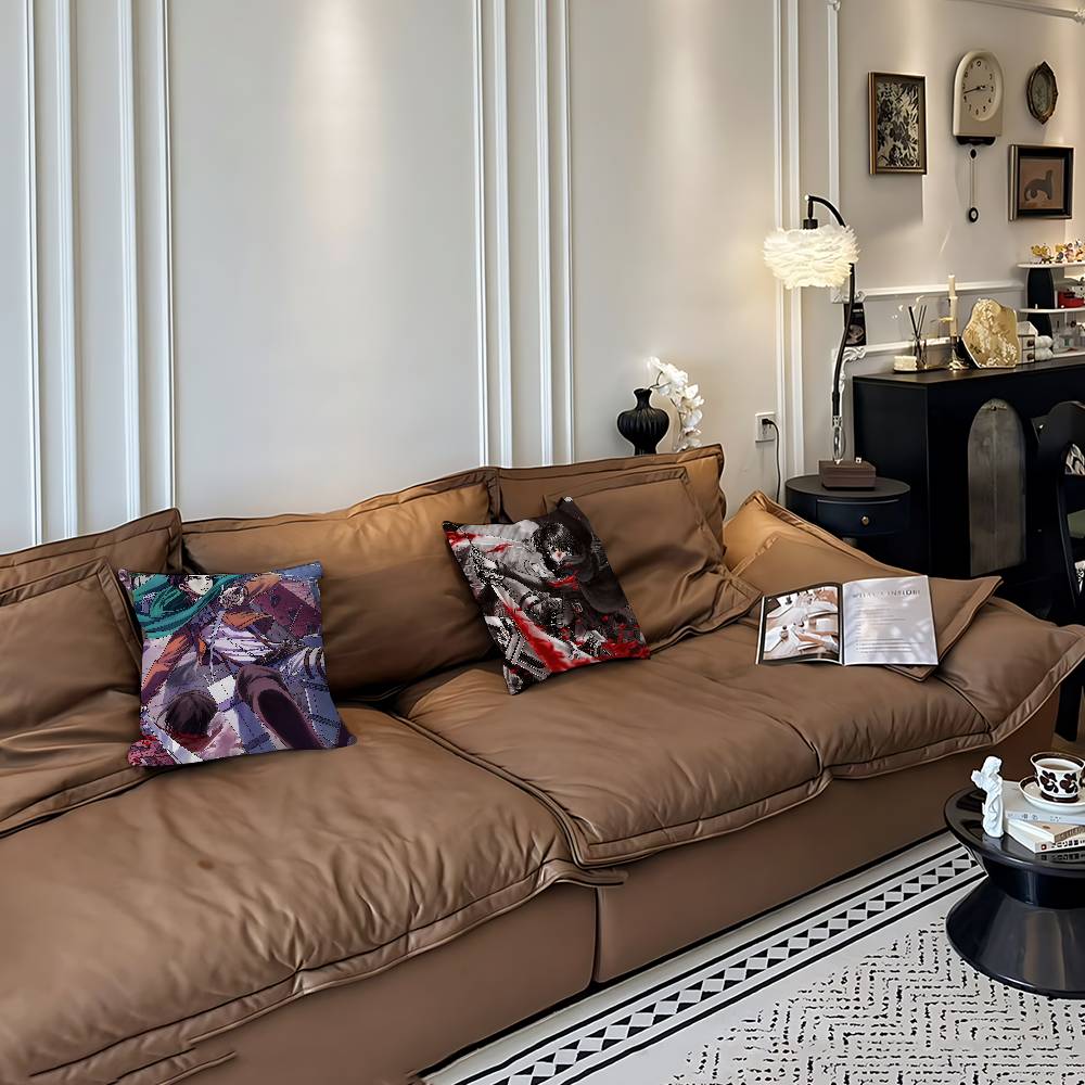 L-Levi A-Ackerman Pillow Case Removable Washable Cushion Cover – All-Season Soft Linen