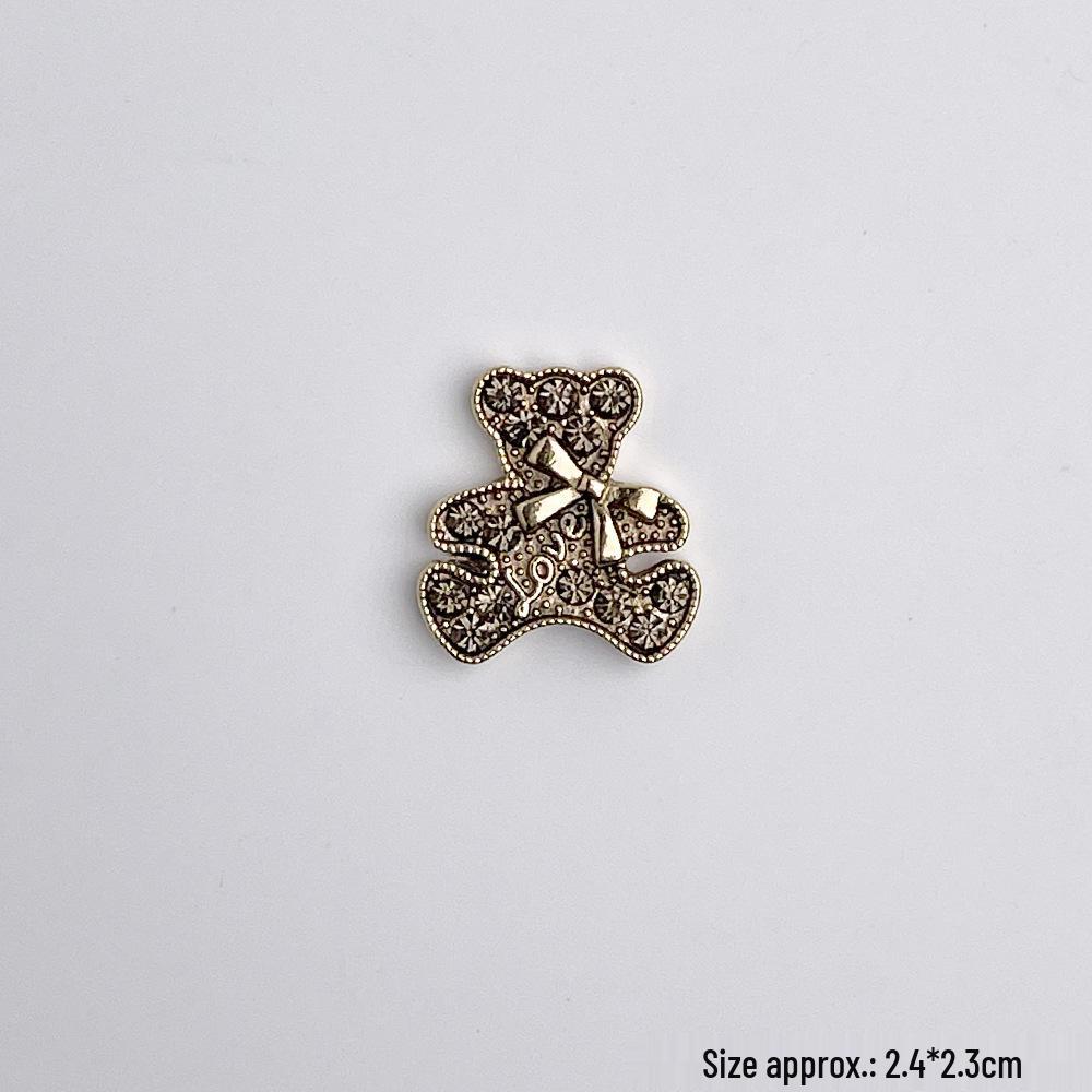 Decor Floare Sabot Aliaj Retro Stras - Catarame DIY High-End