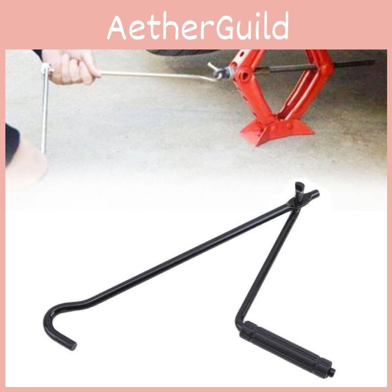 Snadno použitelný zvedák auta s ráčnovým klíčem pro bez námahy výměnu pneumatiky