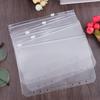 10Pcs A6 Loose-leaf Folder Pocket 6-hole Transparent Zipper Bag Document and Business Card Multi-functional Storage Bag