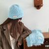 Bright Color Knitted Scarf and Hat Set - Solid Winter Warm 2-Piece for Women
