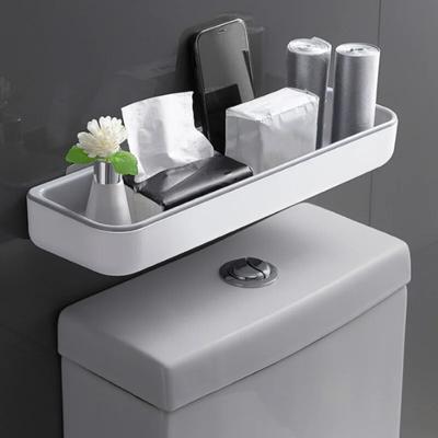1 White Rectangular Shelf, Widened Non-punching Shelf, Suitable Various Scenes, Easy To Use and Effective Use of Wall Space.