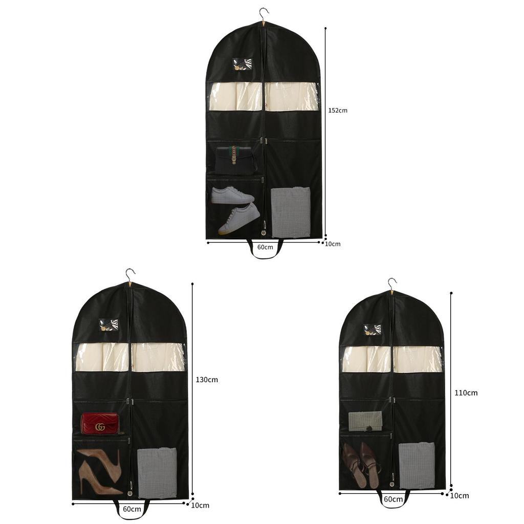 Clothing Dustproof Cover With Nonwoven Fabric For Storage And Moisture Protection
