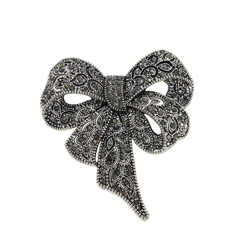 

Ретро Алмазная Брошь-Бант Женская, Модный Стильный Персональный Значок, Зимние Аксессуары-Броши