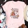 Women Vintage Boho Guitar Print Gospel Music TShirts Bible Verse God Worship Tshirt Religious Faith Tee Shirt Christian Apparel