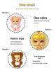 Gugu Mi Enamel Plush Trendy Toy Blind Box Pendant & Desktop Ornament
