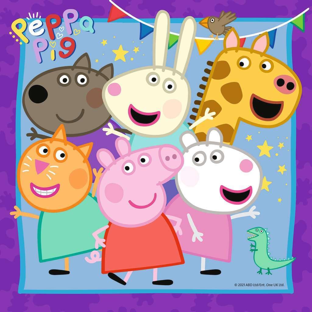 Ravensburger Kinderpuzzle 05579 - Peppas Familie Und Freunde - 3x49 Teile Peppa Pig Puzzle Für Kinder Ab 5 Jahren