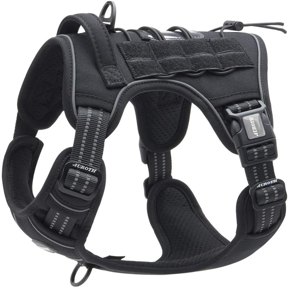 Nylon dog chest strap medium and large dog tactical dog strap leash anti-strangulation pet chest and back collar